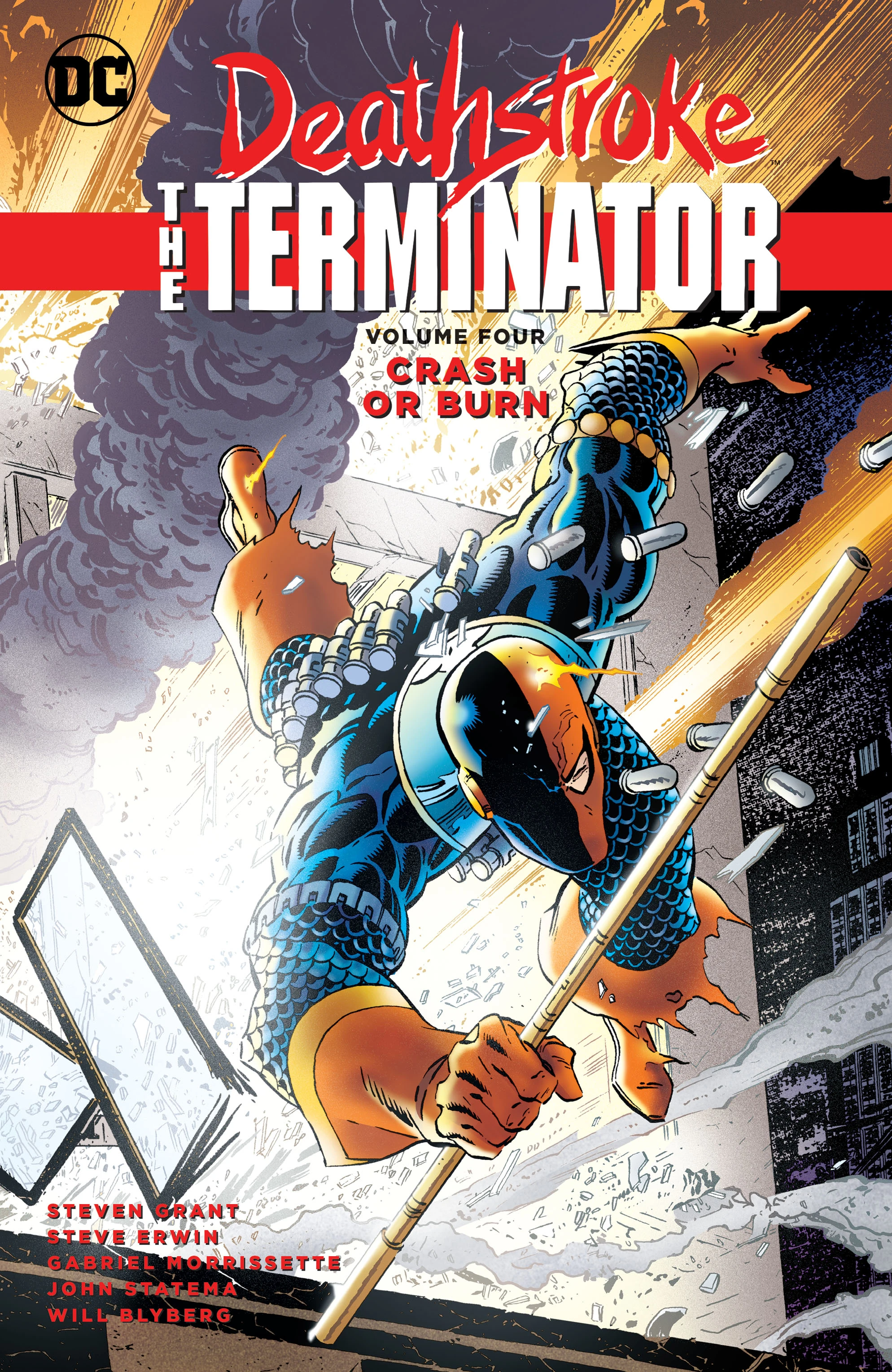 Deathstroke: The Terminator Vol. 4: Crash or Burn (DC, 2018) cover